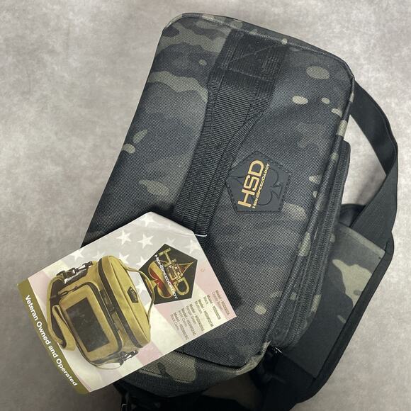 HSD High Speed Daddy Insulated Lunch Box Leakproof Cooler Fish Bait Black Camo - Picture 3 of 15